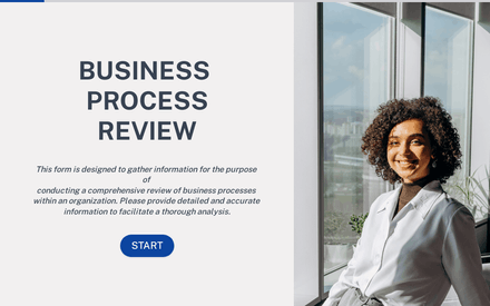 Business Process Review Form Template template image