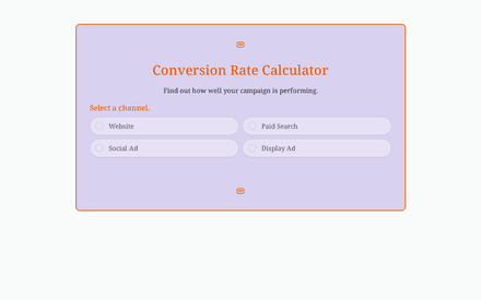 Conversion Rate Calculator Template template image