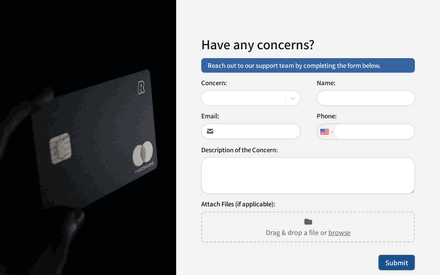 Customer Support Form Template template image