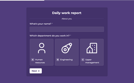 Daily Report Template template image