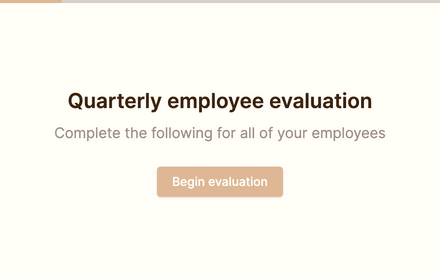 Employee Evaluation Form Template template image