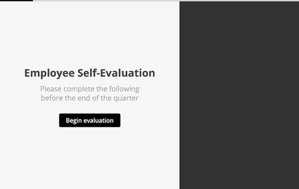 Employee Self Evaluation Template template image