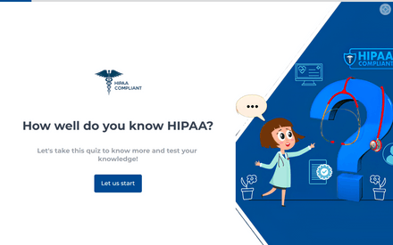 HIPAA Quiz Template template image