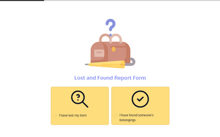 Lost and Found Report Form Template template image