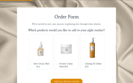 Order Form Template template image