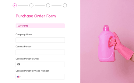 Purchase Order Form Template template image