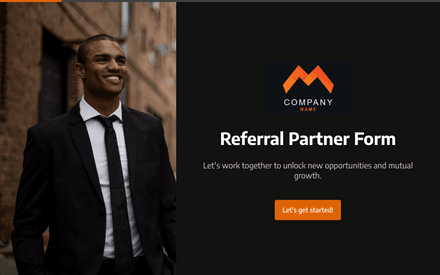 Referral Partner Form Template template image