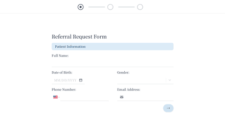 Referral Request Form Template template image