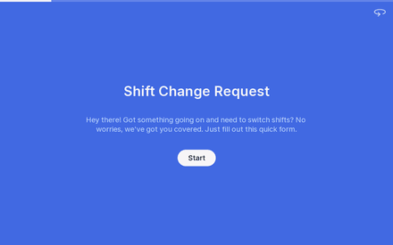 Shift Change Request Form Template template image