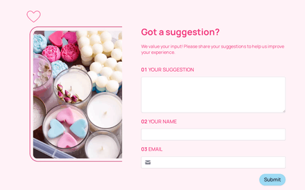 Suggestion Box Form Template template image