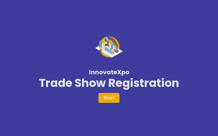 Trade Show Registration Form Template template image