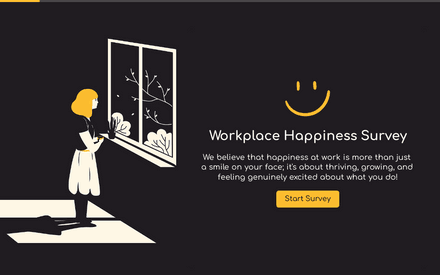 Workplace Happiness Survey Template template image